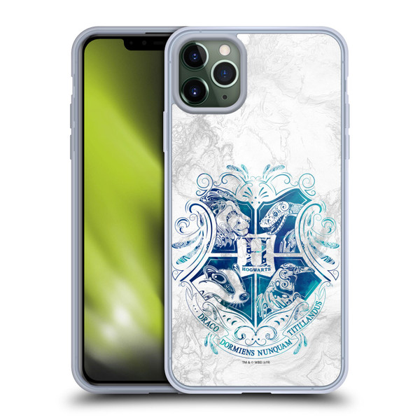 Harry Potter Deathly Hallows IX Hogwarts Aguamenti Soft Gel Case for Apple iPhone 11 Pro Max