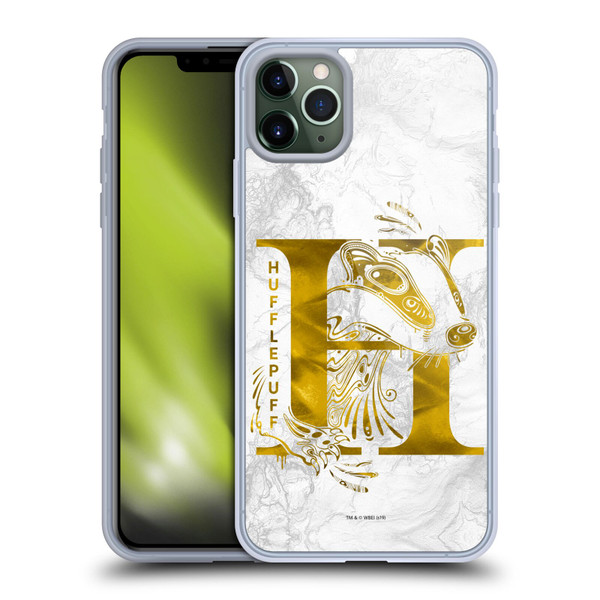 Harry Potter Deathly Hallows IX Hufflepuff Aguamenti Soft Gel Case for Apple iPhone 11 Pro Max
