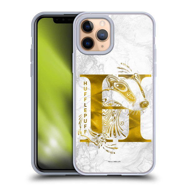 Harry Potter Deathly Hallows IX Hufflepuff Aguamenti Soft Gel Case for Apple iPhone 11 Pro & MagSafe