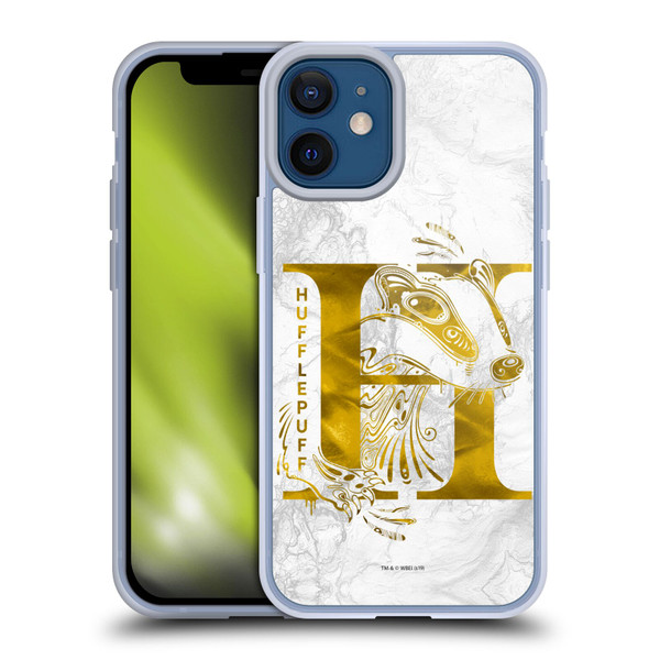 Harry Potter Deathly Hallows IX Hufflepuff Aguamenti Soft Gel Case for Apple iPhone 12 Mini