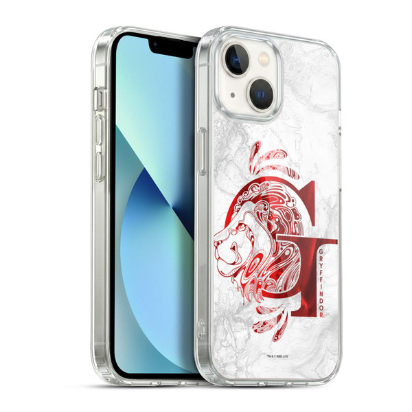 Harry Potter Deathly Hallows IX Gryffindor Aguamenti Soft Gel Case for Apple iPhone 13