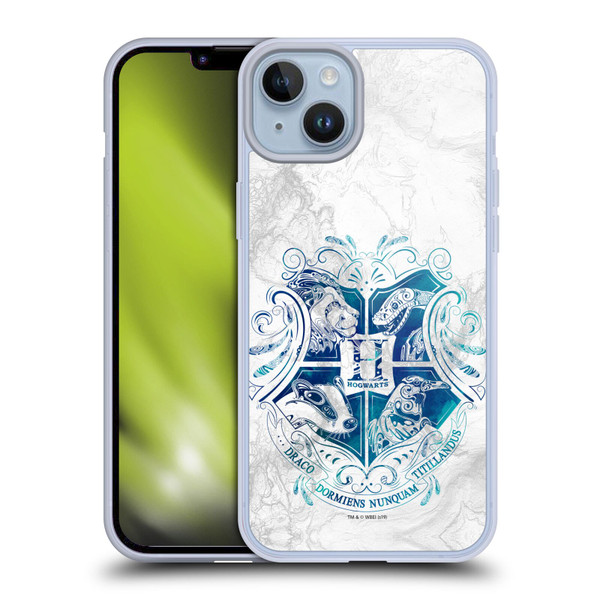 Harry Potter Deathly Hallows IX Hogwarts Aguamenti Soft Gel Case for Apple iPhone 14 Plus