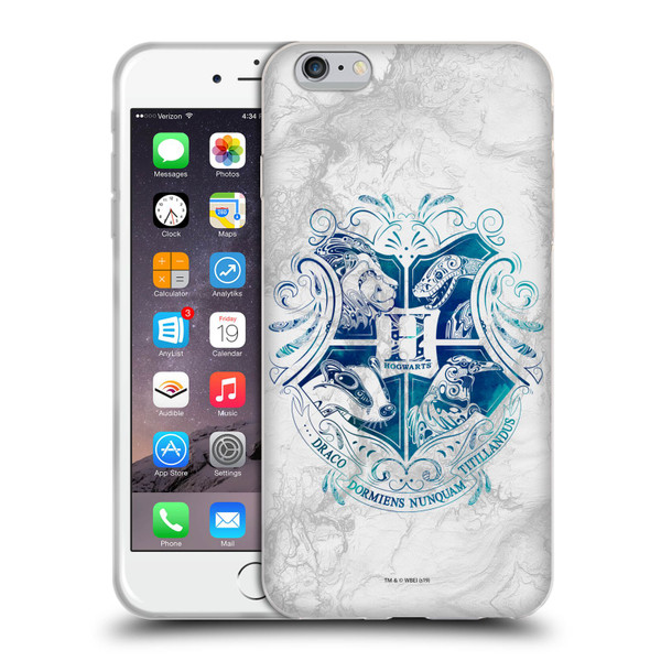 Harry Potter Deathly Hallows IX Hogwarts Aguamenti Soft Gel Case for Apple iPhone 6 Plus / iPhone 6s Plus