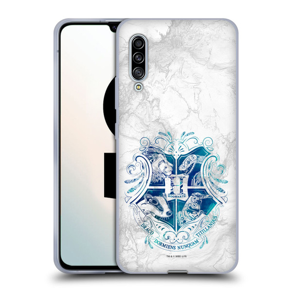 Harry Potter Deathly Hallows IX Hogwarts Aguamenti Soft Gel Case for Samsung Galaxy A90 5G (2019)