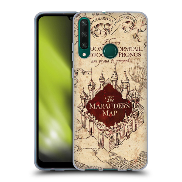 Harry Potter Prisoner Of Azkaban II The Marauder's Map Soft Gel Case for Huawei Y6p