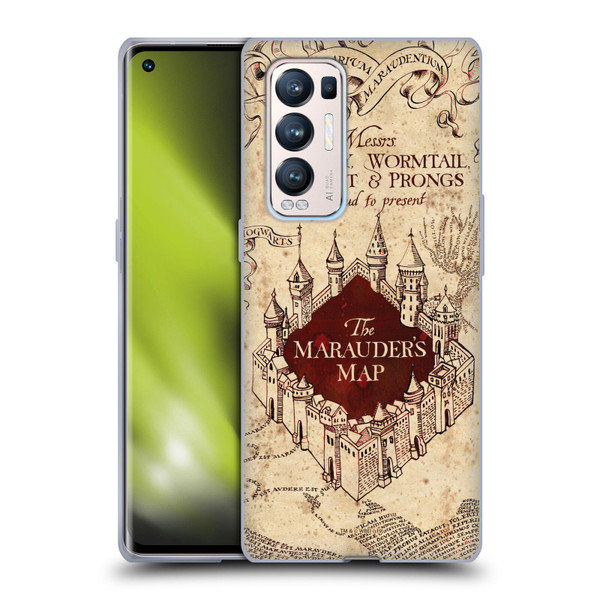 Harry Potter Prisoner Of Azkaban II The Marauder's Map Soft Gel Case for OPPO Find X3 Neo / Reno5 Pro+ 5G