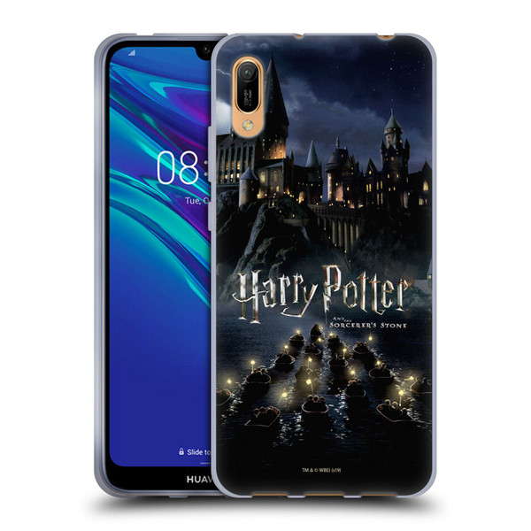 Harry Potter Sorcerer's Stone II Castle Soft Gel Case for Huawei Y6 Pro (2019)