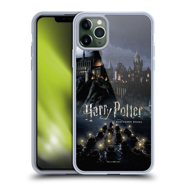 Harry Potter Sorcerer's Stone II Castle Soft Gel Case for Apple iPhone 11 Pro Max & MagSafe