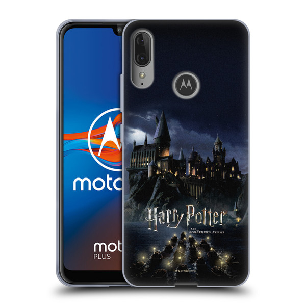 Harry Potter Sorcerer's Stone II Castle Soft Gel Case for Motorola Moto E6 Plus