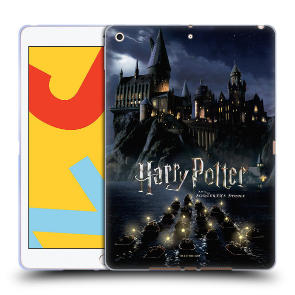 Harry Potter Sorcerer's Stone II Castle Soft Gel Case for Apple iPad 10.2 2019/2020/2021