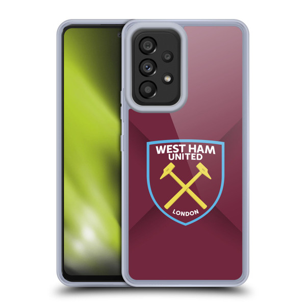 West Ham United FC Crest Gradient Soft Gel Case for Samsung Galaxy A53 5G (2022)