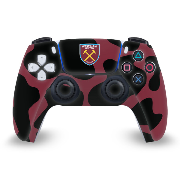 West Ham United FC Art Cow Print Vinyl Sticker Skin Decal Cover for Sony PS5 Sony DualSense Controller
