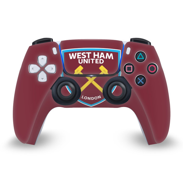 West Ham United FC Art Oversized Vinyl Sticker Skin Decal Cover for Sony PS5 Sony DualSense Controller