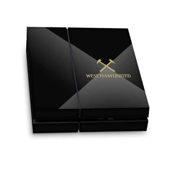 West Ham United FC Art Black & Gold Vinyl Sticker Skin Decal Cover for Sony PS4 Console