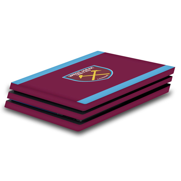 West Ham United FC Art 1895 Claret Crest Vinyl Sticker Skin Decal Cover for Sony PS4 Pro Console