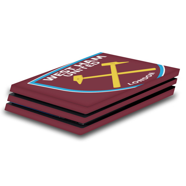 West Ham United FC Art Oversized Vinyl Sticker Skin Decal Cover for Sony PS4 Pro Console