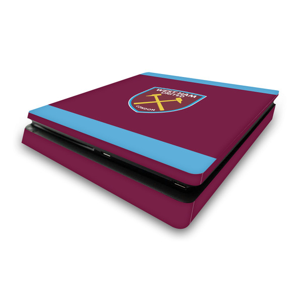 West Ham United FC Art 1895 Claret Crest Vinyl Sticker Skin Decal Cover for Sony PS4 Slim Console