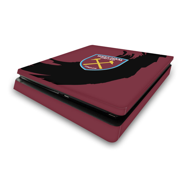 West Ham United FC Art Sweep Stroke Vinyl Sticker Skin Decal Cover for Sony PS4 Slim Console