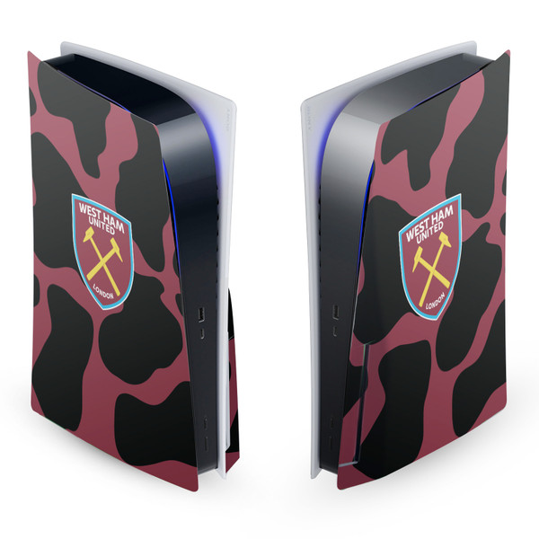 West Ham United FC Art Cow Print Vinyl Sticker Skin Decal Cover for Sony PS5 Disc Edition Console