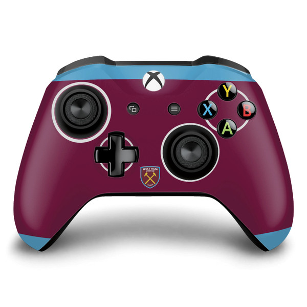 West Ham United FC Art 1895 Claret Crest Vinyl Sticker Skin Decal Cover for Microsoft Xbox One S / X Controller