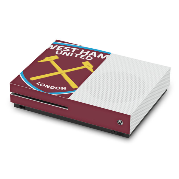 West Ham United FC Art Oversized Vinyl Sticker Skin Decal Cover for Microsoft Xbox One S Console