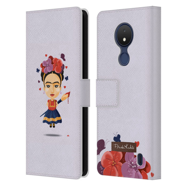 Frida Kahlo Doll Solo Leather Book Wallet Case Cover For Nokia C21