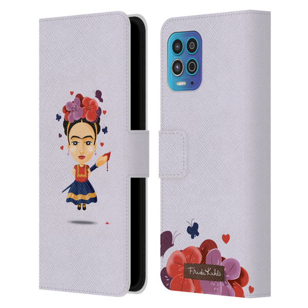 Frida Kahlo Doll Solo Leather Book Wallet Case Cover For Motorola Moto G100