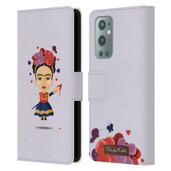 Frida Kahlo Doll Solo Leather Book Wallet Case Cover For OnePlus 9