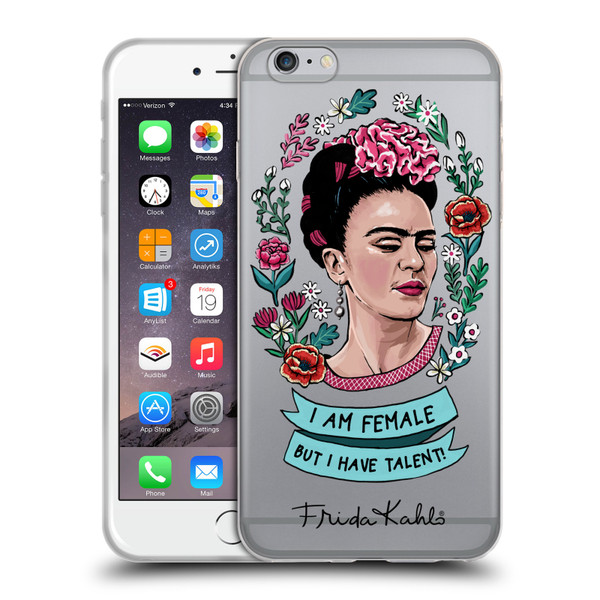 Frida Kahlo Art & Quotes Feminism Soft Gel Case for Apple iPhone 6 Plus / iPhone 6s Plus