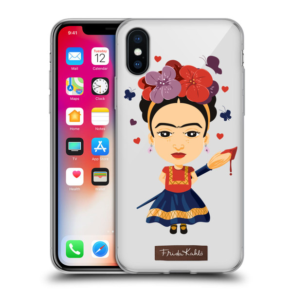 Frida Kahlo Doll Solo Soft Gel Case for Apple iPhone X / iPhone XS