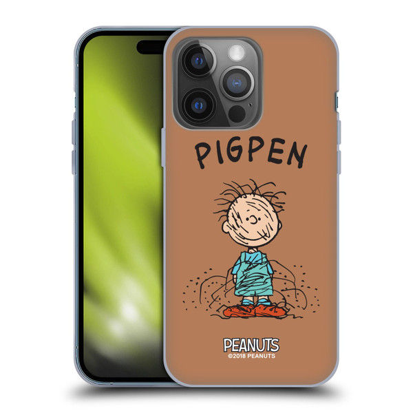Peanuts Characters Pigpen Soft Gel Case for Apple iPhone 14 Pro