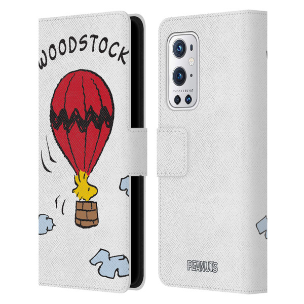 Peanuts Characters Woodstock Leather Book Wallet Case Cover For OnePlus 9 Pro