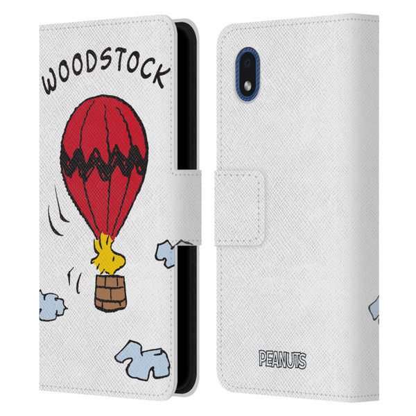 Peanuts Characters Woodstock Leather Book Wallet Case Cover For Samsung Galaxy A01 Core (2020)