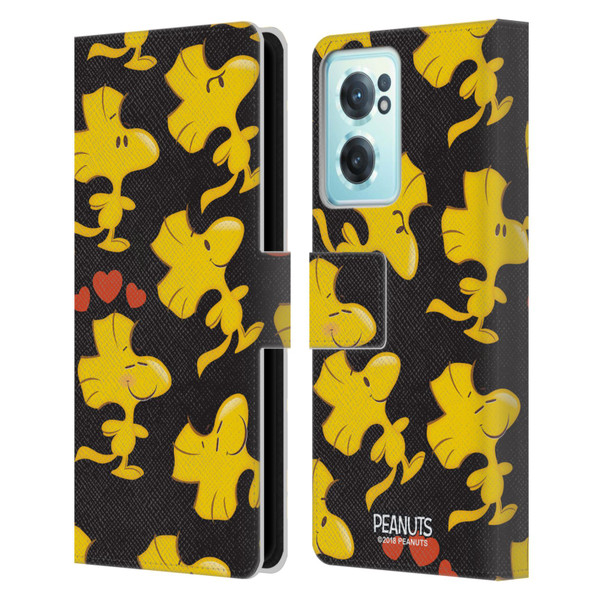 Peanuts Character Patterns Woodstock Leather Book Wallet Case Cover For OnePlus Nord CE 2 5G