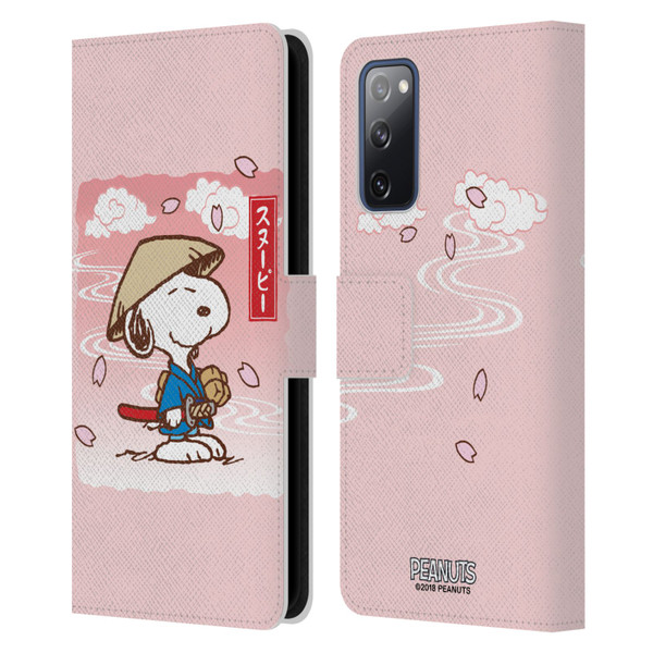Peanuts Oriental Snoopy Samurai Leather Book Wallet Case Cover For Samsung Galaxy S20 FE / 5G