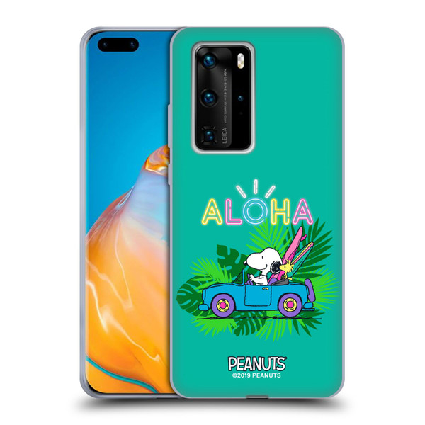 Peanuts Snoopy Aloha Disco Tropical Surf Soft Gel Case for Huawei P40 Pro / P40 Pro Plus 5G
