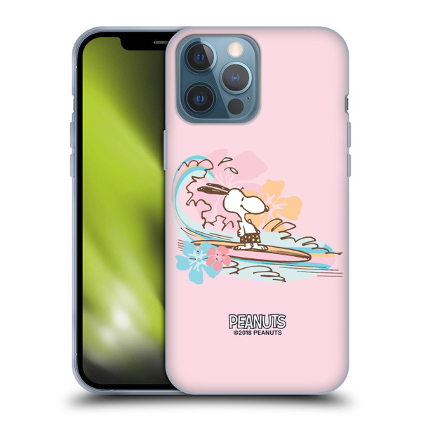 Peanuts Beach Snoopy Surf Soft Gel Case for Apple iPhone 13 Pro Max