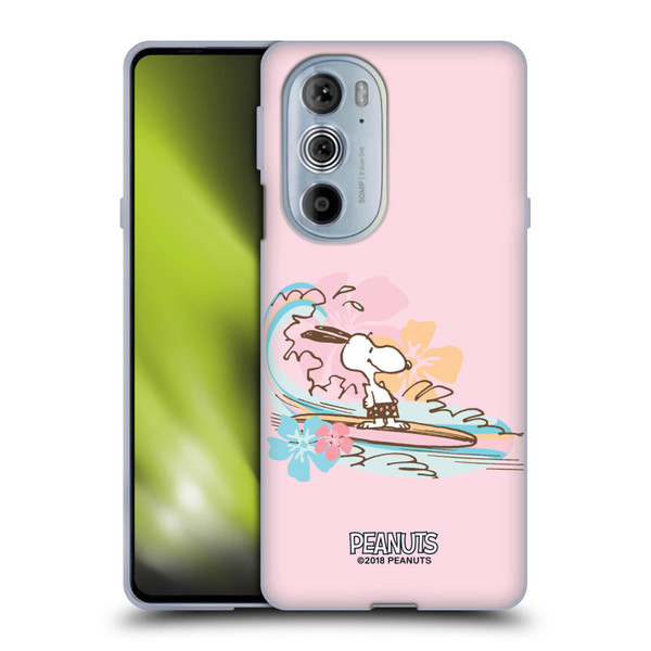 Peanuts Beach Snoopy Surf Soft Gel Case for Motorola Edge X30