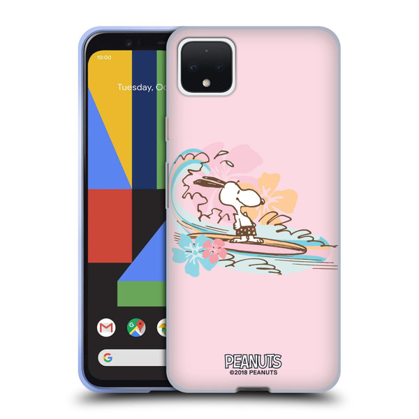 Peanuts Beach Snoopy Surf Soft Gel Case for Google Pixel 4 XL
