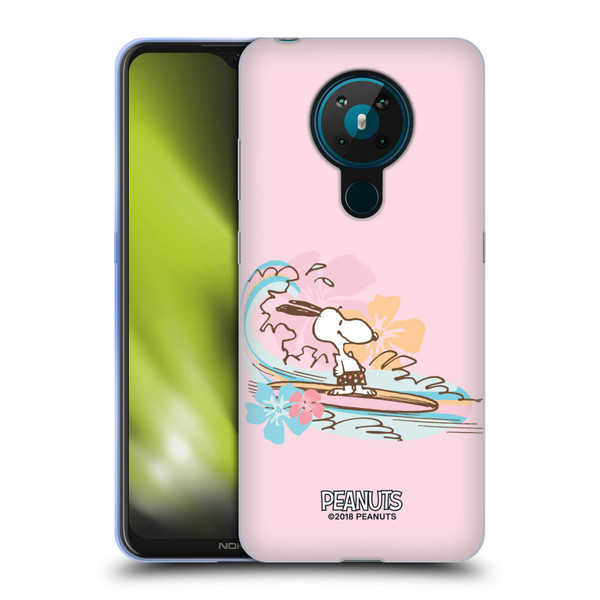 Peanuts Beach Snoopy Surf Soft Gel Case for Nokia 5.3