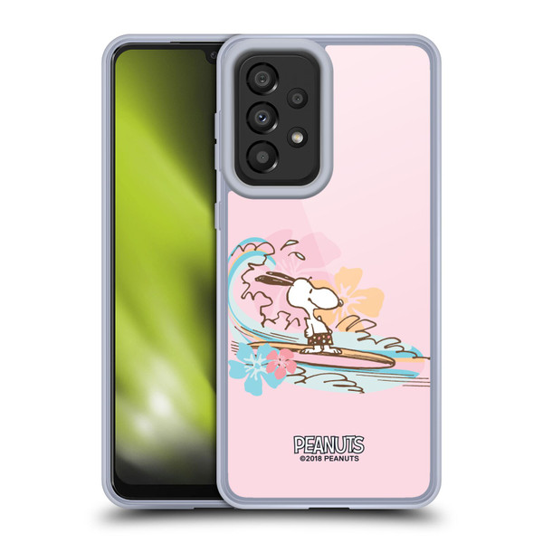 Peanuts Beach Snoopy Surf Soft Gel Case for Samsung Galaxy A33 5G (2022)