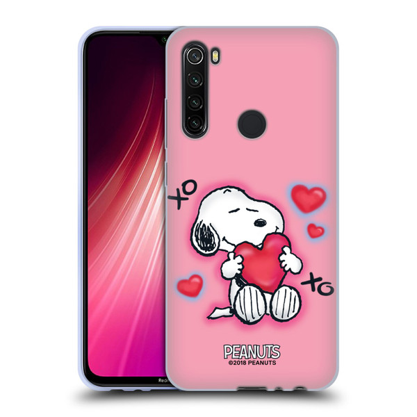 Peanuts Snoopy Boardwalk Airbrush XOXO Soft Gel Case for Xiaomi Redmi Note 8T