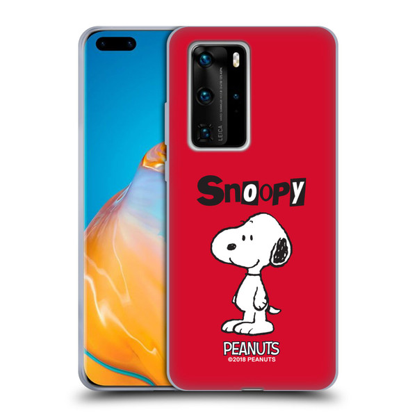 Peanuts Characters Snoopy Soft Gel Case for Huawei P40 Pro / P40 Pro Plus 5G
