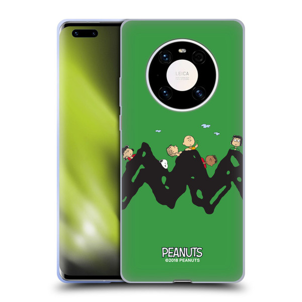 Peanuts Characters Group Soft Gel Case for Huawei Mate 40 Pro 5G