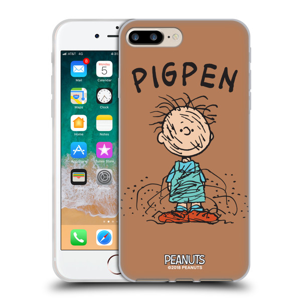 Peanuts Characters Pigpen Soft Gel Case for Apple iPhone 7 Plus / iPhone 8 Plus