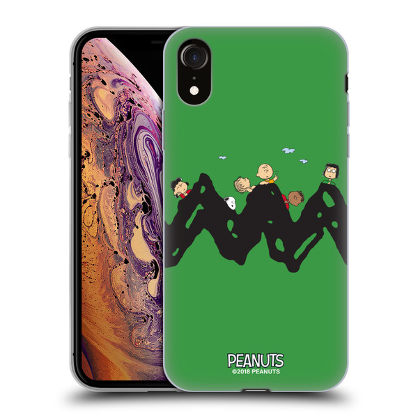 Peanuts Characters Group Soft Gel Case for Apple iPhone XR