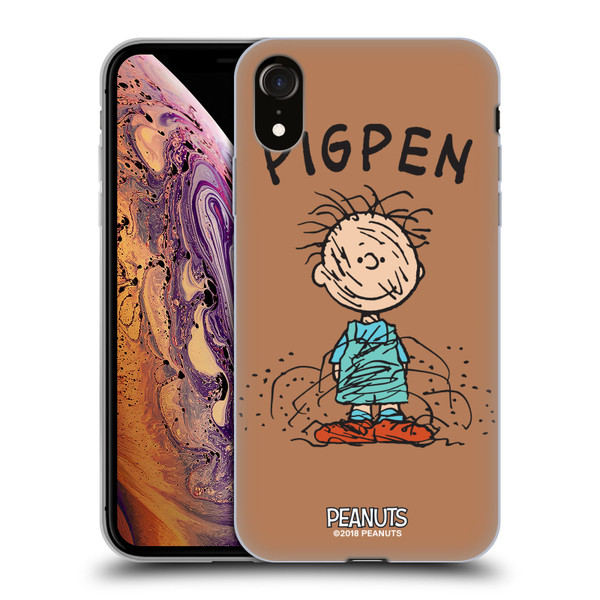 Peanuts Characters Pigpen Soft Gel Case for Apple iPhone XR