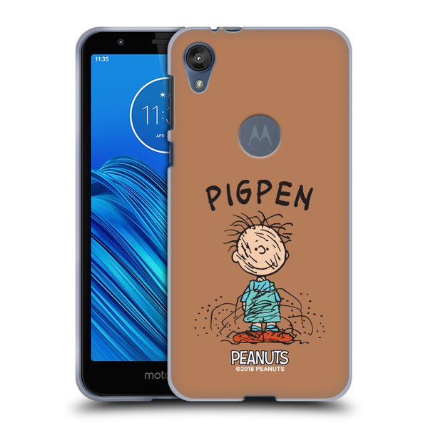 Peanuts Characters Pigpen Soft Gel Case for Motorola Moto E6