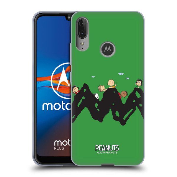 Peanuts Characters Group Soft Gel Case for Motorola Moto E6 Plus