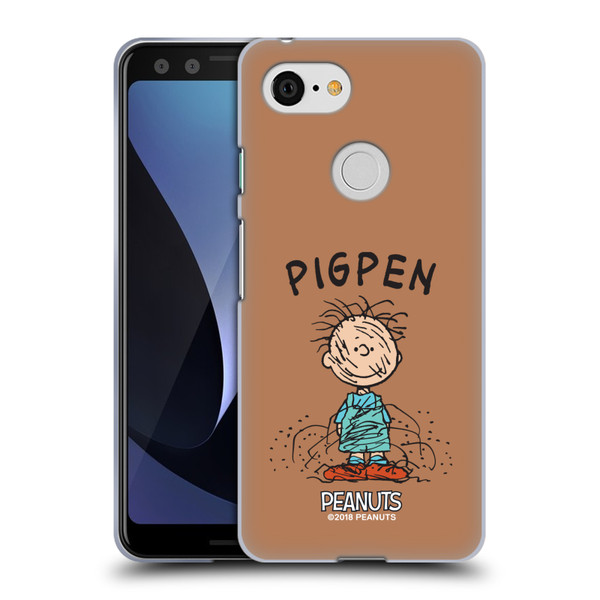 Peanuts Characters Pigpen Soft Gel Case for Google Pixel 3